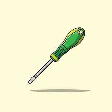 Screwdriver Minus Stock Illustration