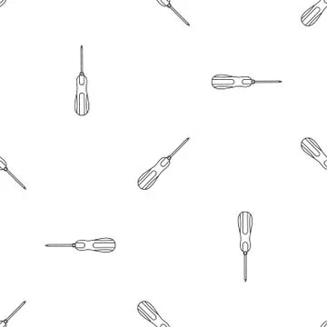 Screwdriver pattern seamless vector イラスト素材