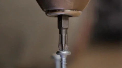 Screwdriver screw handyman Video stock 272181602