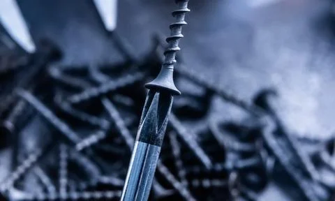 Screwdriver with screw Stock Photos