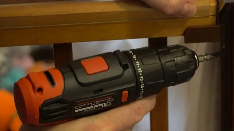 Screwdriver screwdriver in hand Stock Footage 124354249