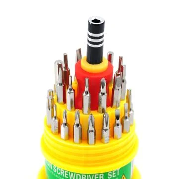 Screwdriver set Foto stock