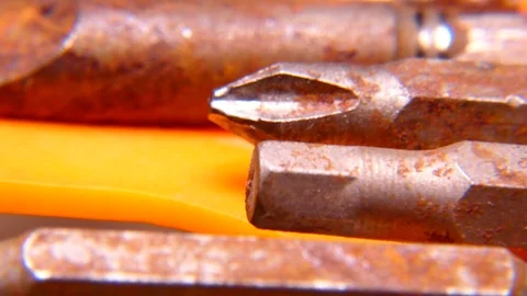 Screwdriver tips Video stock 118422626