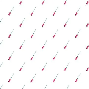 Screwdriver tool pattern repeating on white backdrop 스톡 일러스트