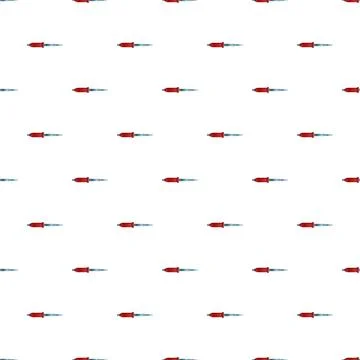 Screwdriver tool repeating pattern on white background Illustrazione stock