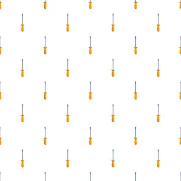 Screwdriver tools pattern for construction and diy concepts 스톡 일러스트