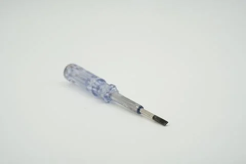 Screwdriver used for electrical control Stock Photos