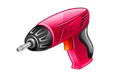 Screwdriver vector icon Illustrazione stock