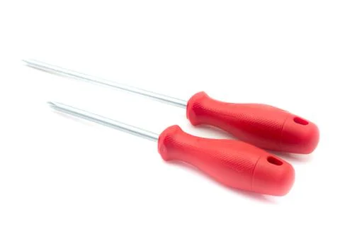 Screwdriver on white background. Stock Photos