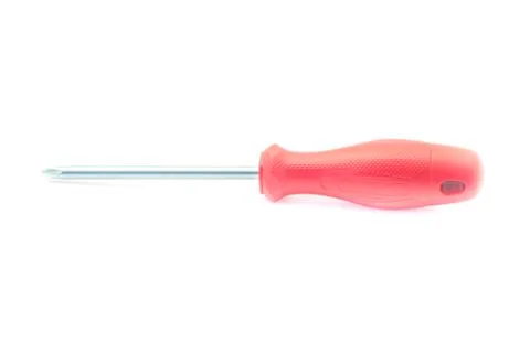 Screwdriver on white background. Stock Photos