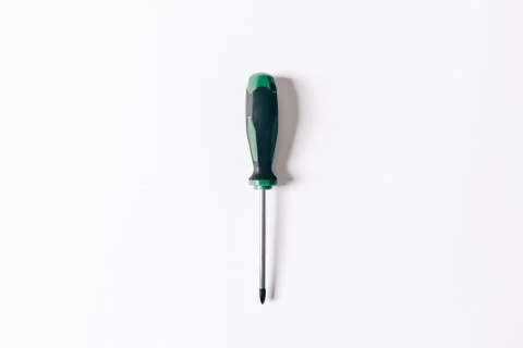 Screwdriver on white background 库存照片