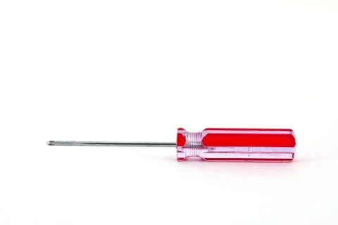 Screwdriver on white background Stock Photos