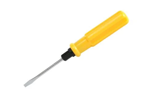Screwdriver on white Stock Photos