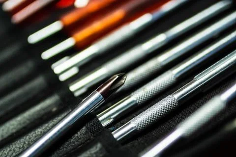 Screwdrivers (close view) Stock Photos