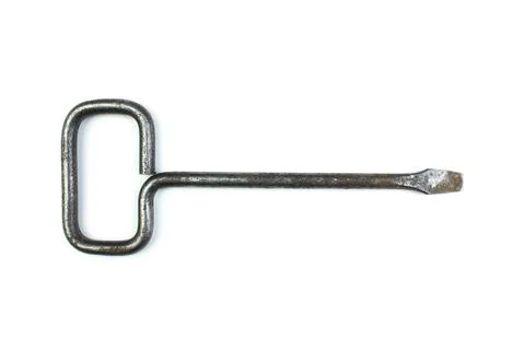 Screwdrivers on white background. Tools. Top view. Foto stock