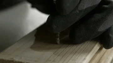 Screwdriving in a Workshop Stock Footage 85745307