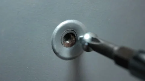 Screwing up bolt. Close-up. Stock Footage 55714643