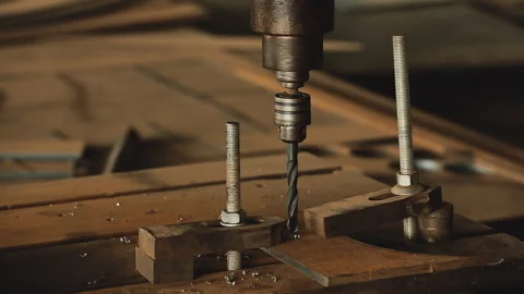 SCREWING IRON Stock Footage 306691758