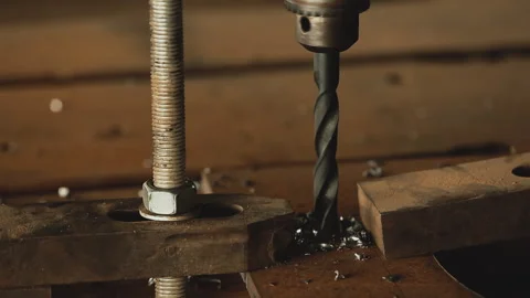 SCREWING IRON Stock Footage 306691799