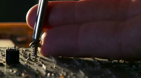 Screwing / unscrewing electronics Stock Footage 20505274