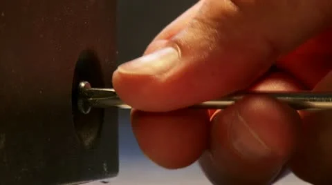 Screwing / unscrewing electronics Stock Footage 20505287