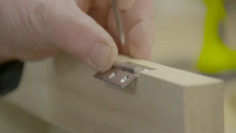Screws being tightened Stock Footage 163413426