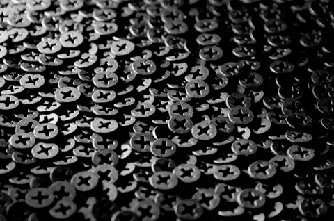 Screws for construction. Foto stock