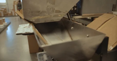 Screws Fall From Sorting Machine 스톡 동영상 105390394