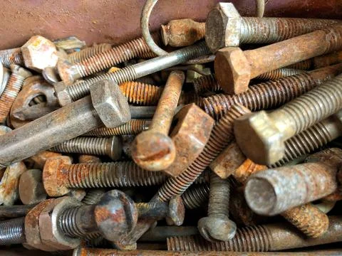 Screws head collection Stock Photos