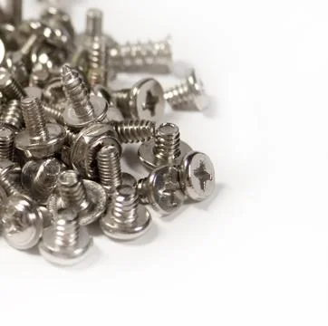 Screws isolated Stock Photos