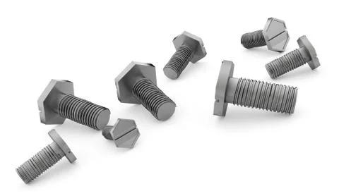 Screws isolated on white イラスト素材