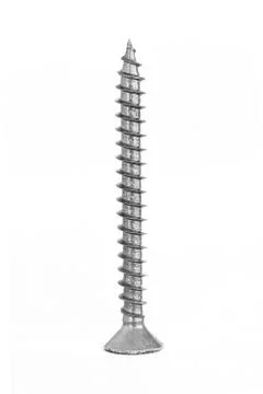 Screws isolated on white Stock Photos