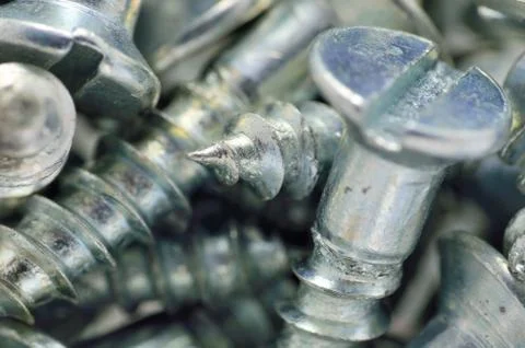 Screws macro Stock Photos