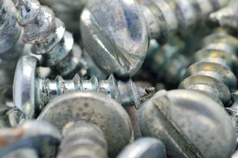 Screws macro Stock Photos