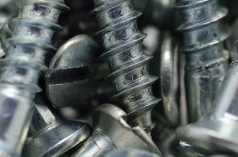 Screws macro Stock Photos