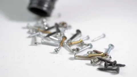 Screws nuts and bolts Stock Footage 70725861