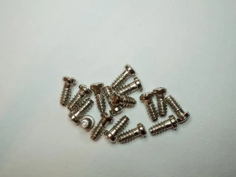 Screws in a pile Stock Photos