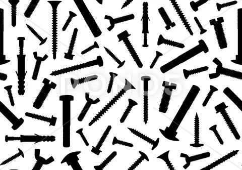 Screws seamless Stock Illustration