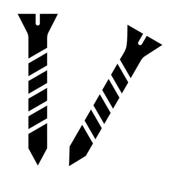 Screws Vector Icon Design Illustration Stock Illustration