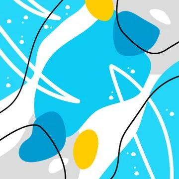 Scribble abstract design background. Vector illustration design template. Stock Illustration