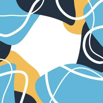 Scribble abstract design background. Vector illustration design template. Stock Illustration