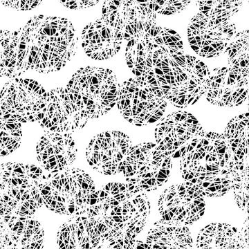 Scribble background. Seamless pattern イラスト素材