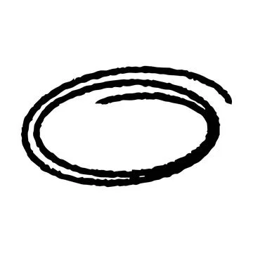 Scribble brush abstract element, charcoal stroke curly line set illustratio.. Stock Illustration