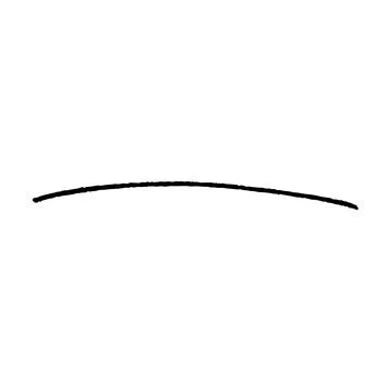 Scribble brush abstract element, charcoal stroke curly line set illustratio.. Illustrazione stock