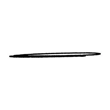 Scribble brush abstract element, charcoal stroke curly line set illustratio.. Stock Illustration