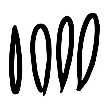 Scribble brush abstract element, charcoal stroke curly line set illustratio.. Stock Illustration