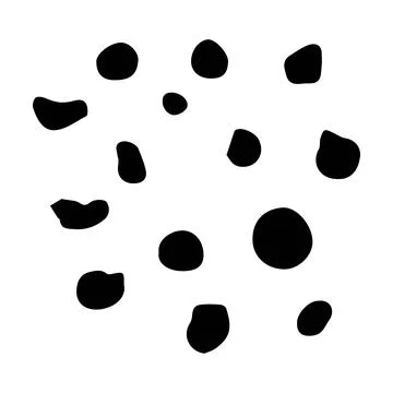 Scribble brush abstract element, charcoal stroke curly line set illustratio.. Stock Illustration