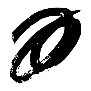 Scribble brush stroke charcoal curly line set illustation for background desi Stock Illustration
