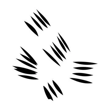 Scribble brush stroke element, abstract charcoal curly line illustration fo.. Stock Illustration