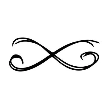 Scribble brush stroke element, abstract charcoal curly line illustration fo.. Illustrazione stock